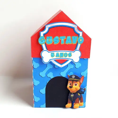 Kit de Caixas Personalizadas 50 Peças - Patrulha Canina