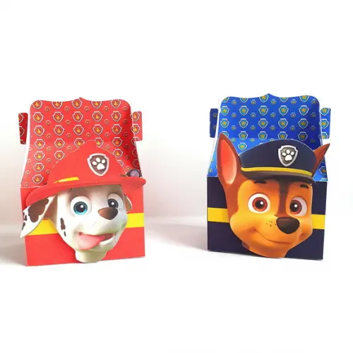 Kit de Caixas Personalizadas 50 Peças - Patrulha Canina