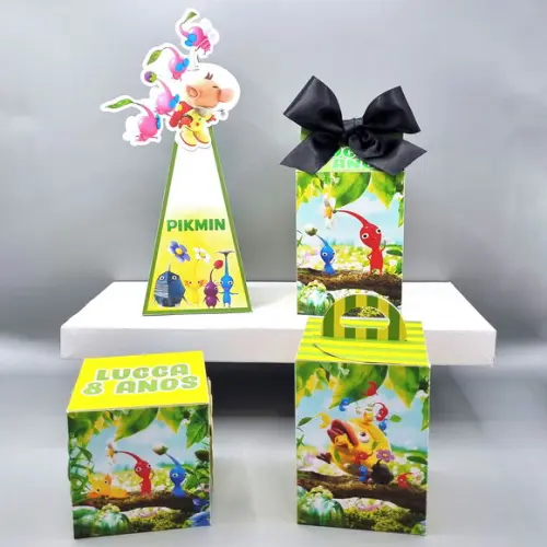 Kit de Caixas Personalizadas 50 Peças - Pikmin