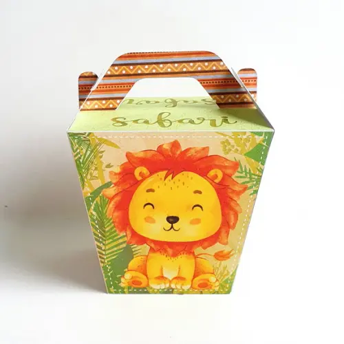 Kit de Caixas Personalizadas 50 Peças - Safari