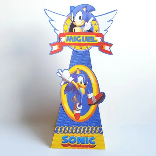 Kit de Caixas Personalizadas 50 Peças - Sonic Mod 2