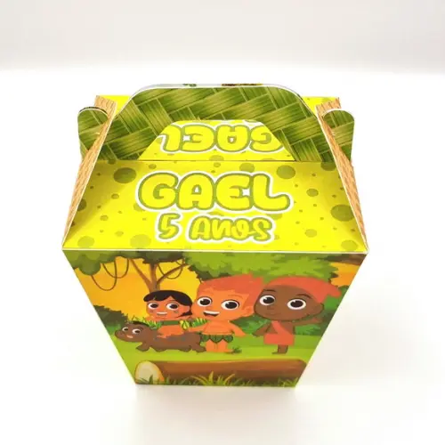 Kit de Caixas Personalizadas 50 Peças - Turma do Folclore