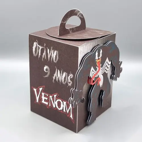 Kit de Caixas Personalizadas 50 Peças - Venom
