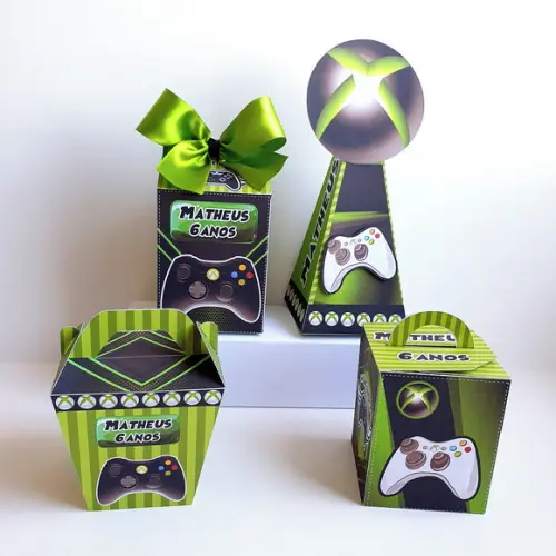 Kit de Caixas Personalizadas 50 Peças - Xbox