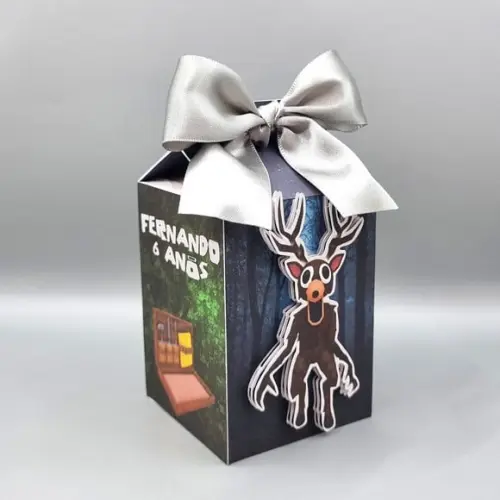Kit de Caixas Personalizadas 50 Peças 99 Noites na Floresta