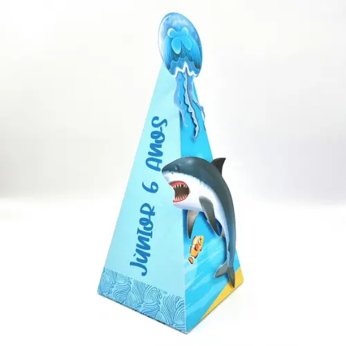Kit de Caixas Personalizadas 50 Peças Fundo do Mar Realista