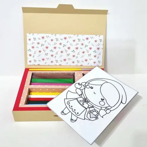Kit de Pintura - Chapeuzinho Vermelho