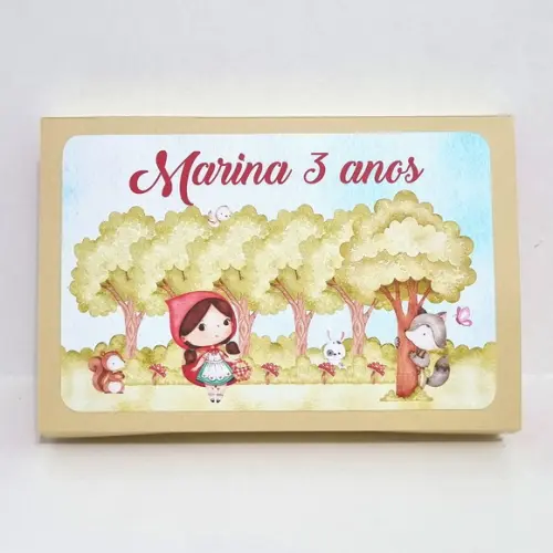 Kit de Pintura - Chapeuzinho Vermelho
