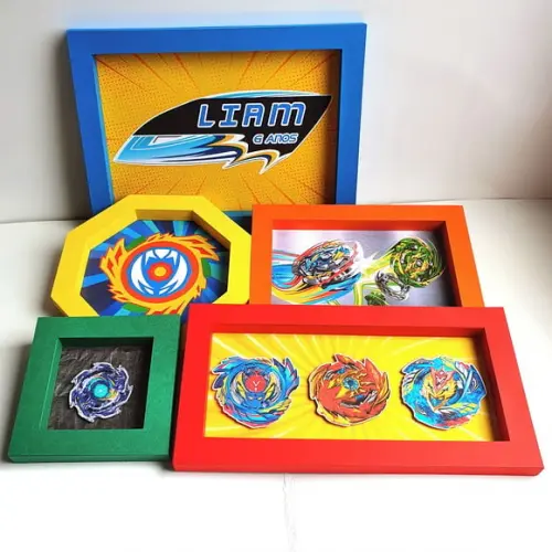 Kit de Quadrinhos Personalizados - Beyblade