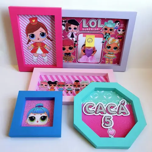 Kit de Quadrinhos Personalizados - Lol Surprise