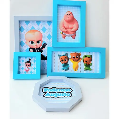 Kit de Quadrinhos Personalizados - Poderoso Chefinho