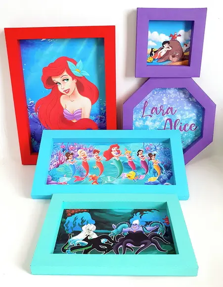 Kit de Quadrinhos Personalizados - Pequena Sereia