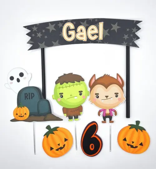 Kit Festa em Casa m - Halloween Cute