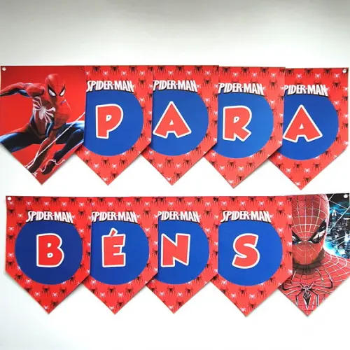 Kit Festa em Casa m - Homem Aranha