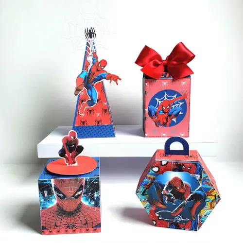 Kit Festa em Casa m - Homem Aranha