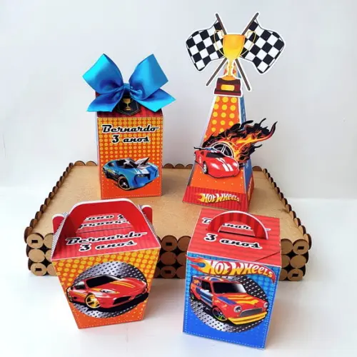 Kit Festa em Casa m - Hot Wheels