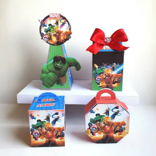 Kit Festa em Casa m - Lego Vingadores