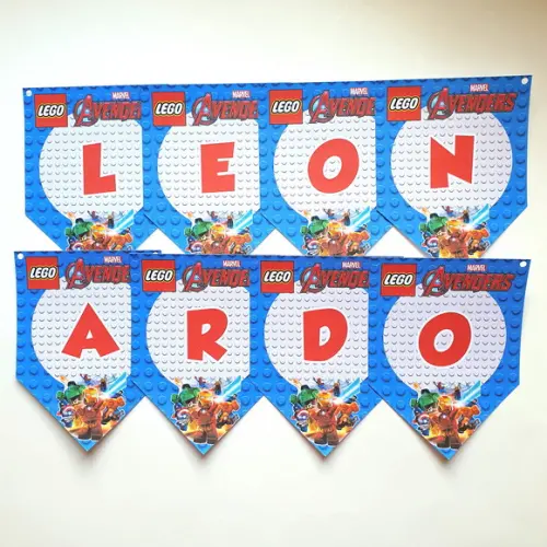 Kit Festa em Casa m - Lego Vingadores