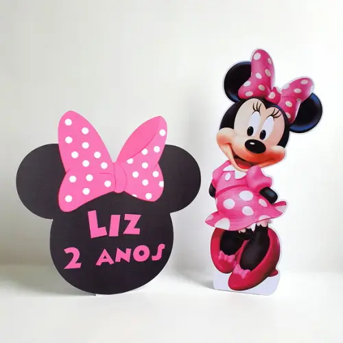 Kit Festa em Casa m - Minnie Rosa
