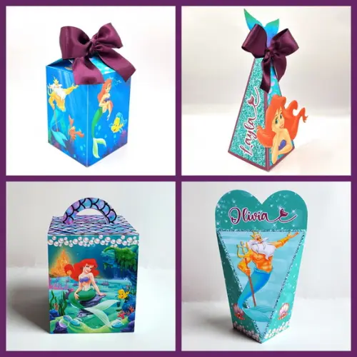Kit Festa em Casa m - Pequena Sereia