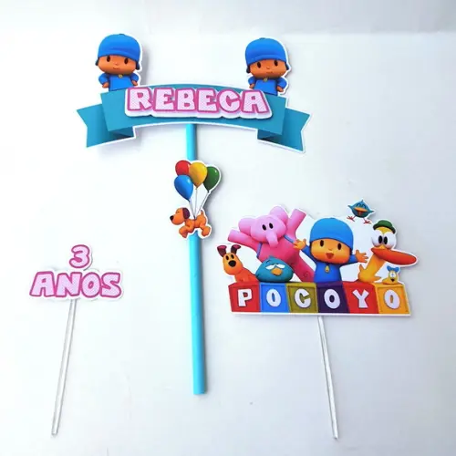 Kit Festa em Casa m - Pocoyo
