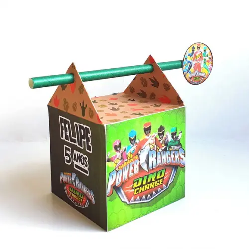 Kit Festa em Casa m - Power Ranger Dino Charger