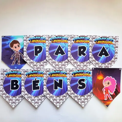Kit Festa em Casa m - Sharkboy e Lavagirl