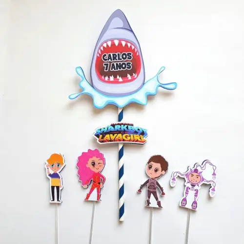 Kit Festa em Casa m - Sharkboy e Lavagirl