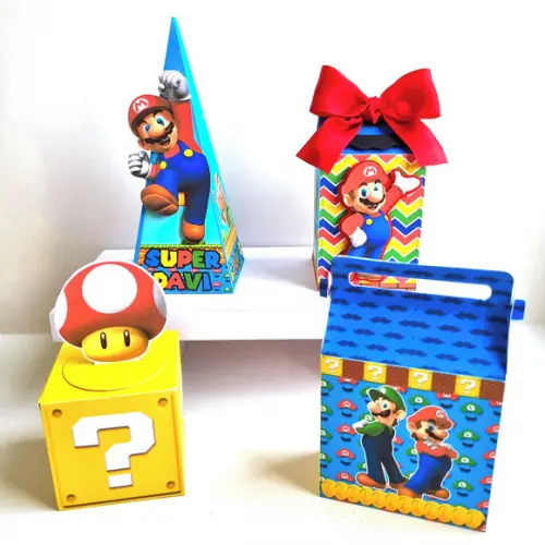 Kit Festa em Casa m - Super Mario