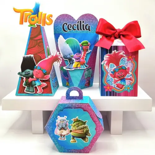 Kit Festa em Casa m - Trolls