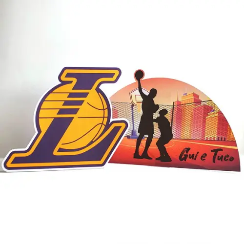 Kit Festa em Casa P - Basquete Los Angeles Lakers