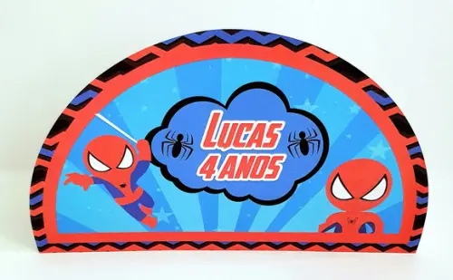 Kit Festa em Casa P - Homem Aranha Baby