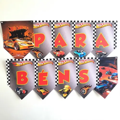 Kit Festa em Casa P - Hot Wheels