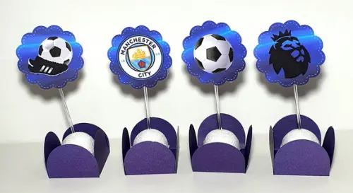 Kit Festa em Casa P - Manchester City