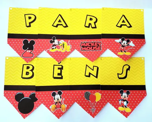 Kit Festa em Casa P - Mickey