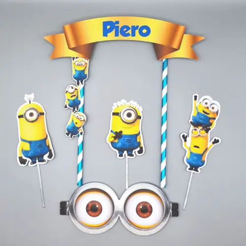 Kit Festa em Casa P - Minions