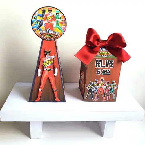 Kit Festa em Casa P - Power Ranger Dino Charger