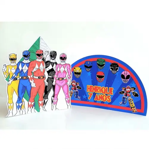 Kit Festa em Casa P - Power Rangers