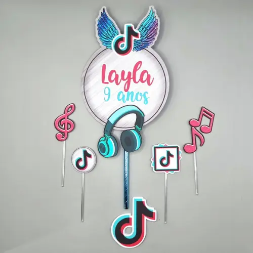 Kit Festa em Casa P - Tik Tok - Tiktok