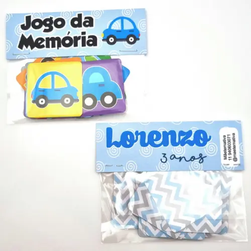 Kit Festa na Escola - Fusca Azul