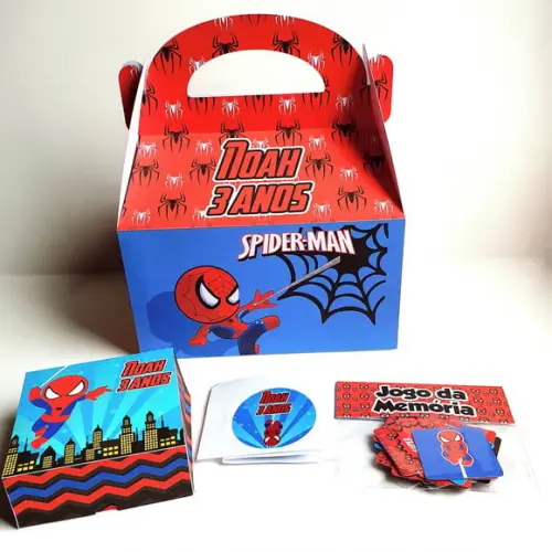 Kit Festa na Escola - Homem Aranha Baby