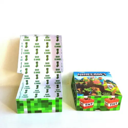 Kit Festa na Escola - Minecraft