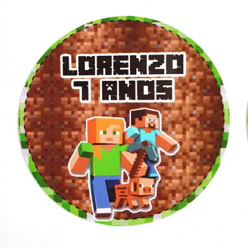 Kit Festa na Escola - Minecraft