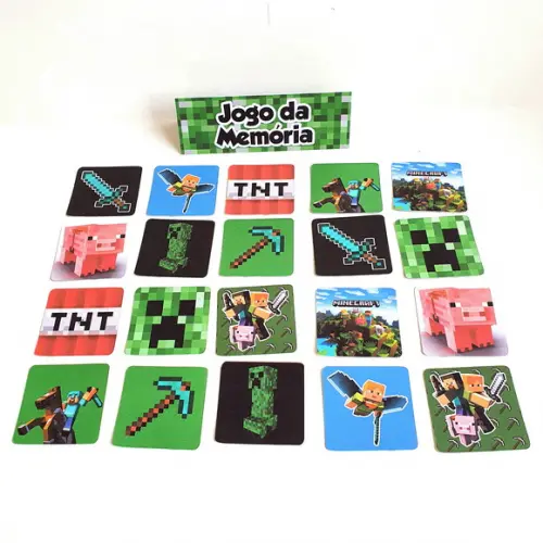 Kit Festa na Escola - Minecraft