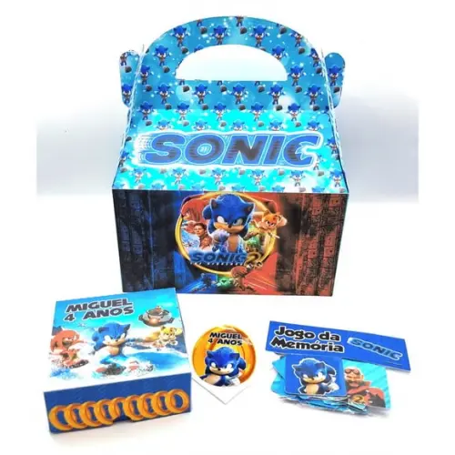 Kit Festa na Escola - Sonic