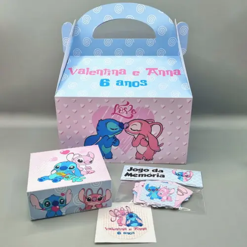 Kit Festa na Escola - Stitch e Angel