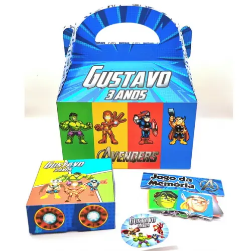 Kit Festa na Escola - Vingadores Baby / Cute