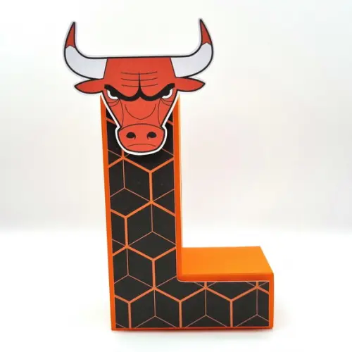 Letra 3d - Basquete Nba