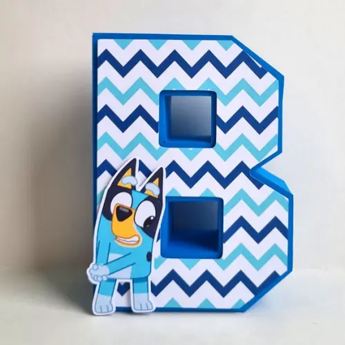 Letra 3d - Bluey