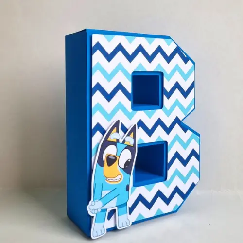 Letra 3d - Bluey